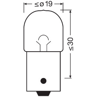 Крушки OSRAM 5007 R5W 12V 5W x10 BA15S